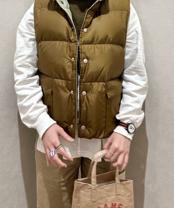 小原 もこさんの「BEAMS WOMEN｜BEAMS BOY / BBロゴ ショップバック」を使ったコーディネート