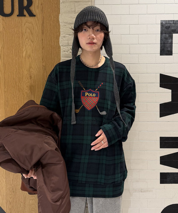 マツミヤさんの「BEAMS WOMEN｜ベロア ワイド スウェット パンツ」を使ったコーディネート