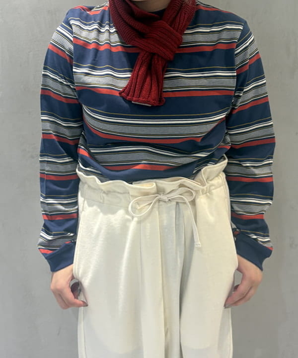 大石彩可さんの「BEAMS WOMEN｜HAVERSACK / ニット パンツ」を使ったコーディネート