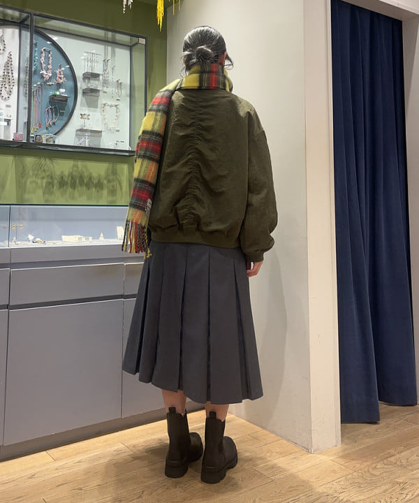 ゆいさんの「BEAMS WOMEN｜シャーリング MA-1 ブルゾン」を使ったコーディネート