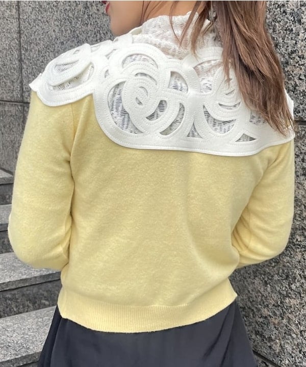 松本 佳菜子さんの「BEAMS WOMEN｜リボン チェーン バッグ」を使ったコーディネート