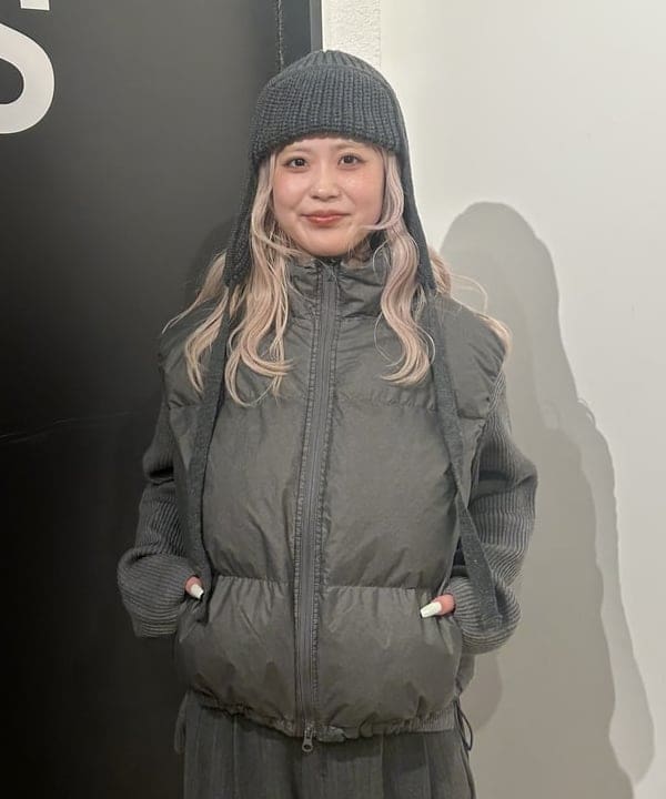 ando naoさんの「BEAMS WOMEN｜フライト ニットキャップ」を使ったコーディネート