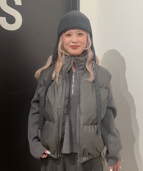 ando naoさんの「BEAMS WOMEN｜フライト ニットキャップ」を使ったコーディネート