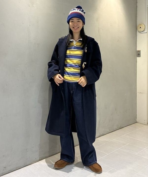 津藤 理佐子さんの「BEAMS WOMEN｜モッサー ロング ダッフルコート 25FW」を使ったコーディネート
