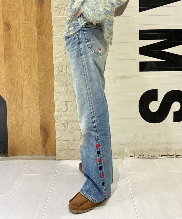 津藤 理佐子さんの「BEAMS WOMEN｜カスリ モヘア ベースボール」を使ったコーディネート