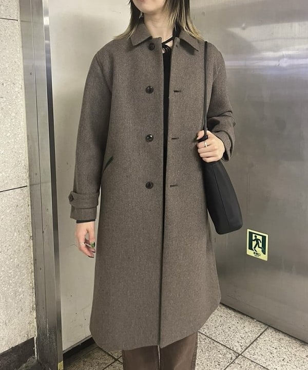 中平 あみさんの「BEAMS WOMEN｜AK+1 / ボンディング コート」を使ったコーディネート