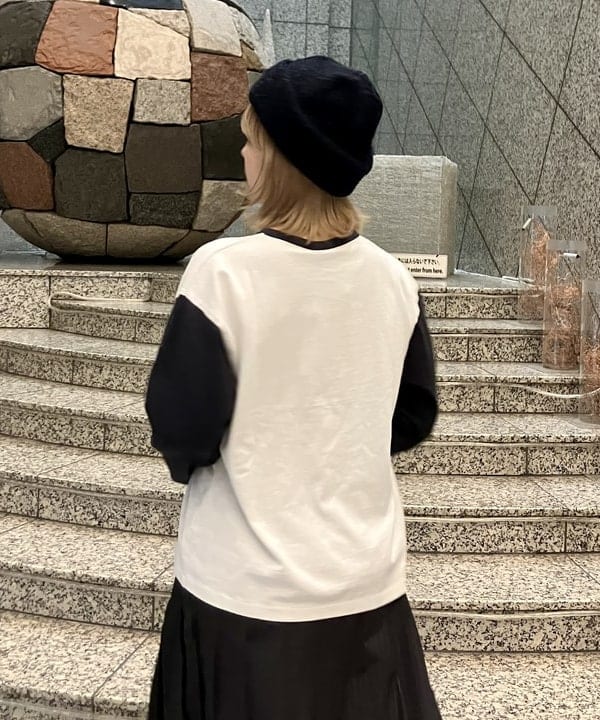 小原 もこさんの「BEAMS WOMEN｜BEAMS BOY / BBロゴ ショップバック」を使ったコーディネート