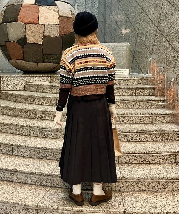 小原 もこさんの「BEAMS WOMEN｜BEAMS BOY / BBロゴ ショップバック」を使ったコーディネート