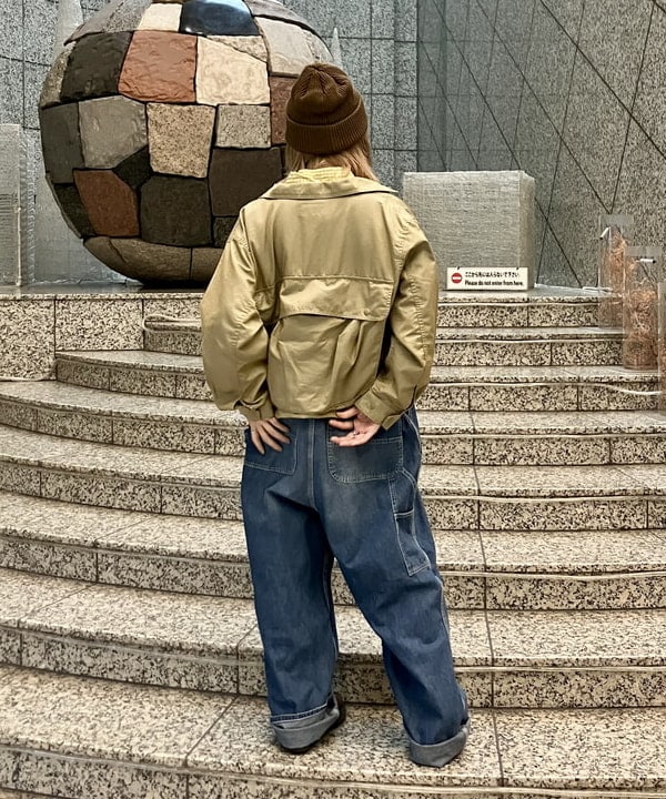 小原 もこさんの「BEAMS WOMEN｜マルチボーダー ベスト」を使ったコーディネート