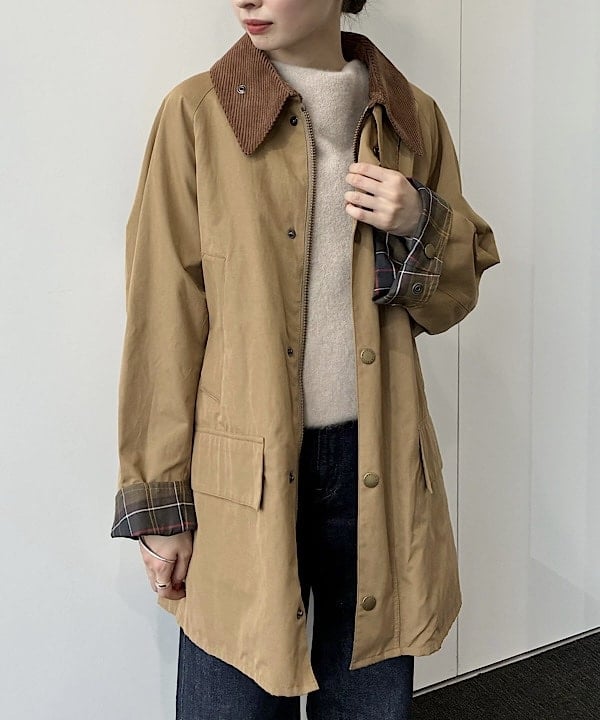 shibataさんの「BEAMS WOMEN｜【別注】Barbour / BEDALE ジャケット」を使ったコーディネート