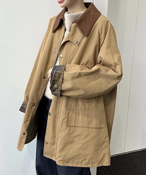 shibataさんの「BEAMS WOMEN｜【別注】Barbour / BEDALE ジャケット」を使ったコーディネート