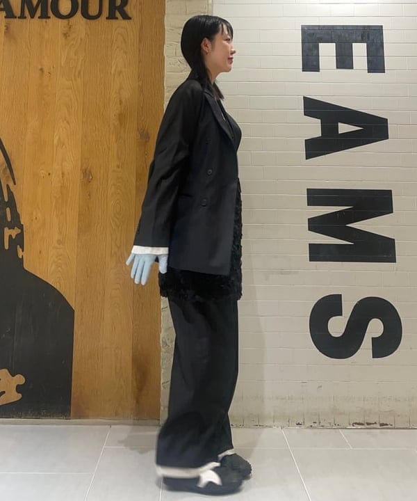 rinnaさんの「BEAMS WOMEN｜カフ デタッチャブル ダブルジャケット」を使ったコーディネート