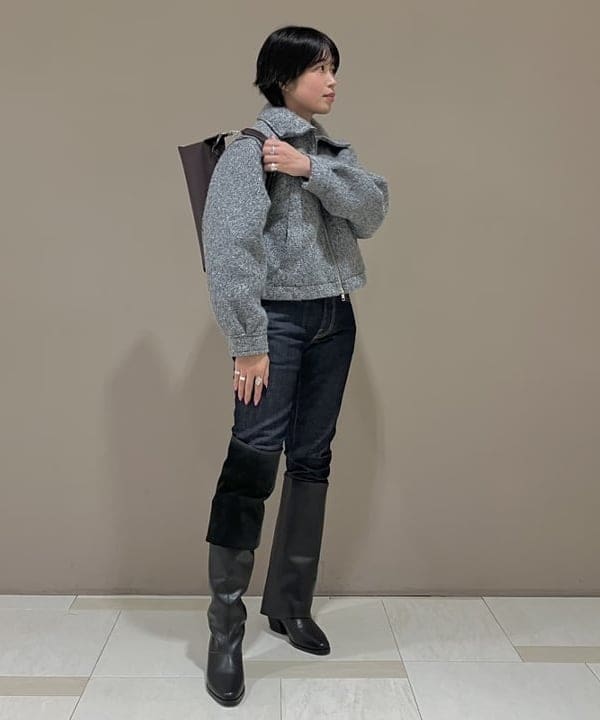 みやさかさんの「BEAMS WOMEN｜ベーシック ストレッチ デニムパンツ」を使ったコーディネート