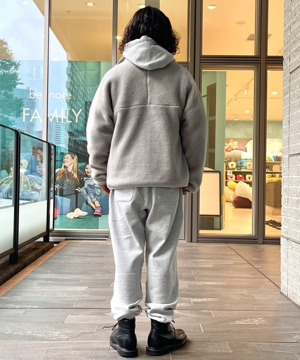 【魚釣り。】BEAMS DESIGN フリースジャケット　スウェットパンツ 魚釣り。】BEAMS DESIGN フリースジャケット スウェットパンツ