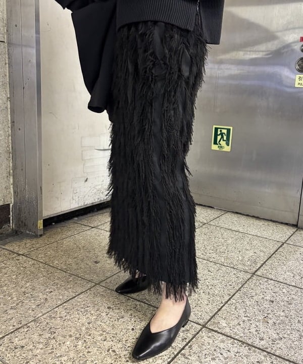 野村 美紅さんの「BEAMS WOMEN｜フェザー ジャガード ドレス スカート .M」を使ったコーディネート