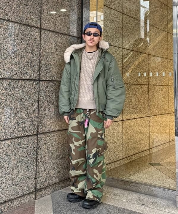 Ryohei Takataさんの「BEAMS WOMEN｜【別注】WILD THINGS / N-2B Flight Jacket」を使ったコーディネート