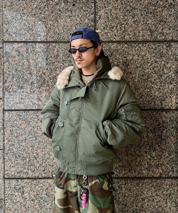 Ryohei Takataさんの「BEAMS WOMEN｜【別注】WILD THINGS / N-2B Flight Jacket」を使ったコーディネート