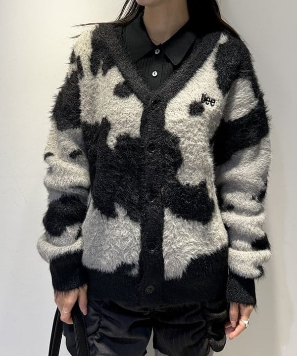 ササキさんの「BEAMS WOMEN｜Lee / ANIMAL KNIT CARDIGAN」を使ったコーディネート