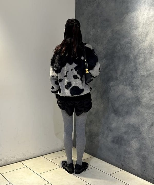 ササキさんの「BEAMS WOMEN｜Lee / ANIMAL KNIT CARDIGAN」を使ったコーディネート
