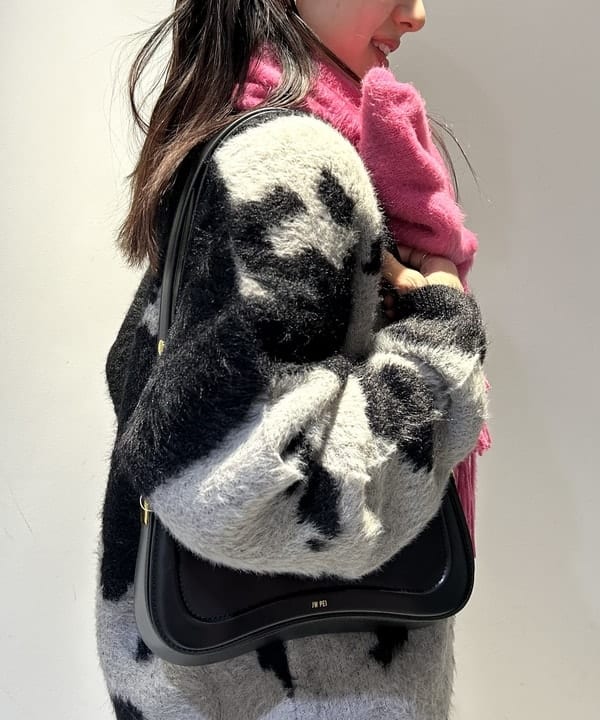 ササキさんの「BEAMS WOMEN｜Lee / ANIMAL KNIT CARDIGAN」を使ったコーディネート