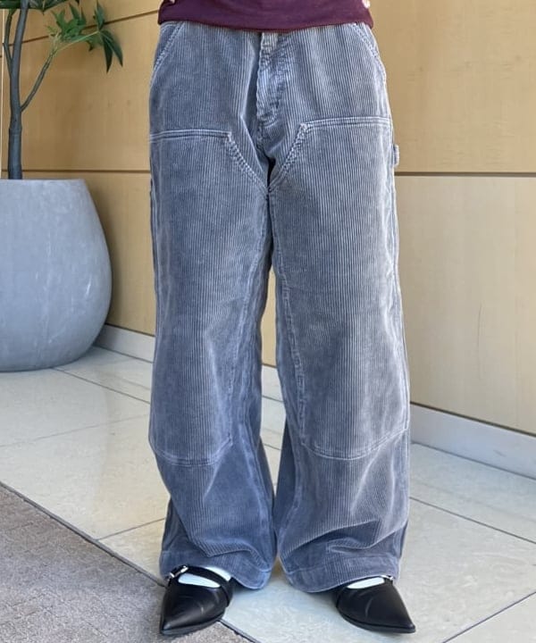 Hazukiさんの「BEAMS WOMEN｜ダブル二ー コーデュロイ ワークパンツ」を使ったコーディネート