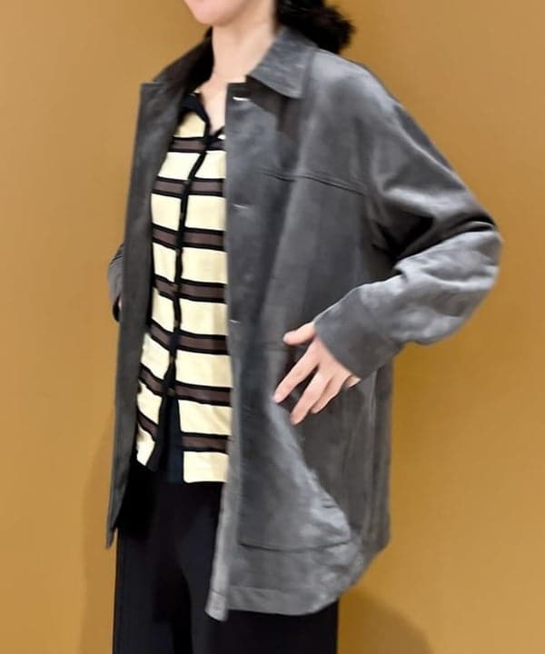 kigoさんの「AK+1 / スムース ニットパンツ」を使ったコーディネート