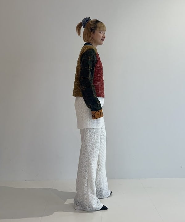 ナカノ アイさんの「BEAMS WOMEN｜【別注】YanYan / June collared cardigan」を使ったコーディネート