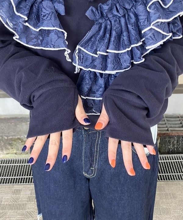 晶さんの「BEAMS WOMEN｜【別注】Orfeo × maturely / フリース ハーフジップ」を使ったコーディネート