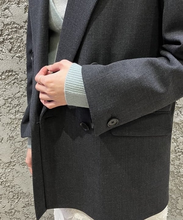 nodokaさんの「BEAMS WOMEN｜ダブルクロス ロング ジャケット」を使ったコーディネート