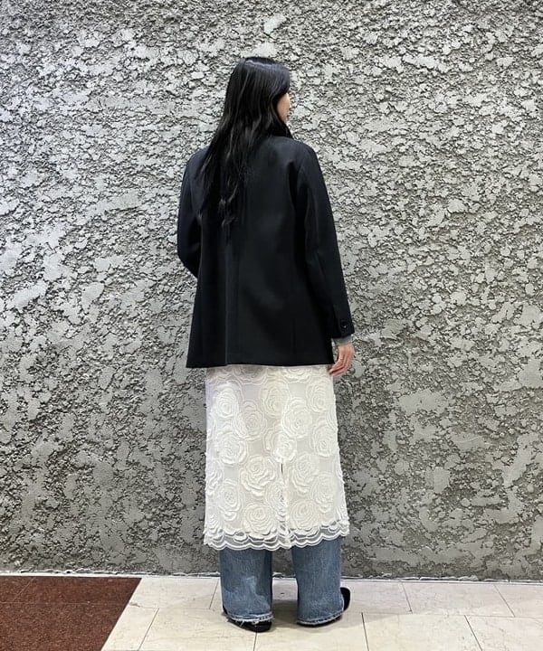 nodokaさんの「BEAMS WOMEN｜ダブルクロス ロング ジャケット」を使ったコーディネート