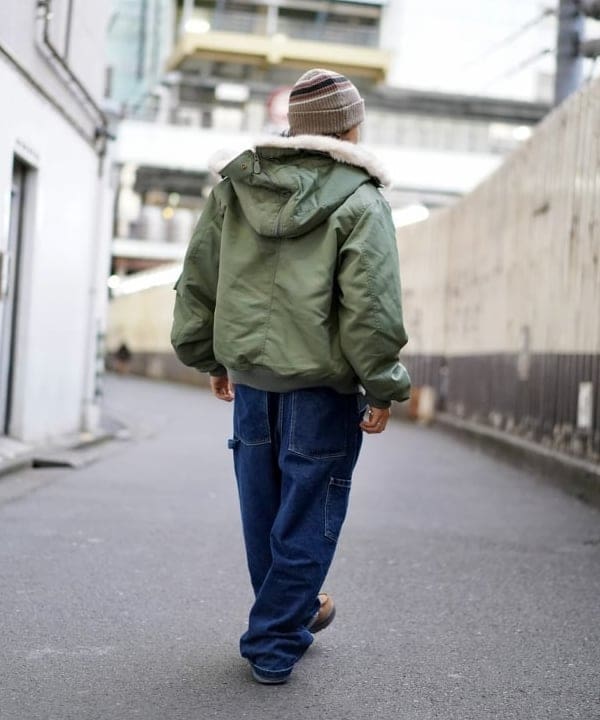 Shutoさんの「BEAMS WOMEN｜【別注】WILD THINGS / N-2B Flight Jacket」を使ったコーディネート