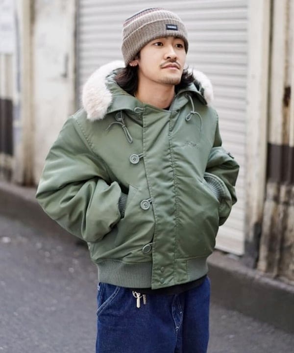 Shutoさんの「BEAMS WOMEN｜【別注】WILD THINGS / N-2B Flight Jacket」を使ったコーディネート