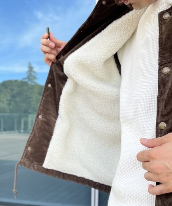 BAKU(東江 漠)さんの「BEAMS WOMEN｜ダブル二ー コーデュロイ ワークパンツ」を使ったコーディネート