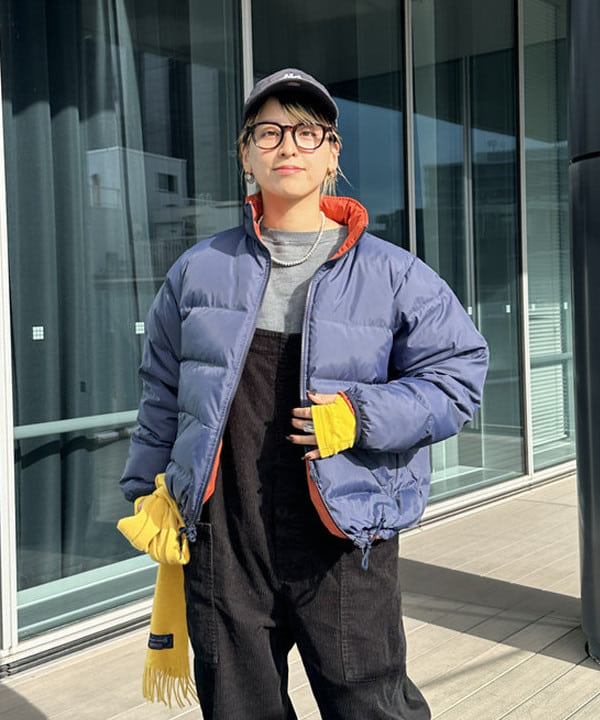 Heg.さんの「BEAMS WOMEN｜リバーシブル ダウン ジャケット」を使ったコーディネート