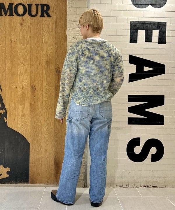 スミレさんの「BEAMS WOMEN｜カスリ モヘア ベースボール」を使ったコーディネート