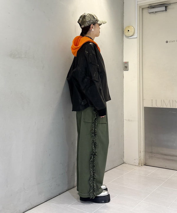 りかちょび/岸本梨佳さんの「BEAMS WOMEN｜【別注】SCREEN STARS / フルジップ パーカー」を使ったコーディネート