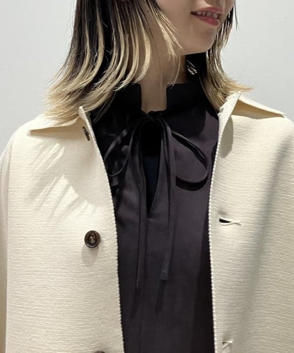 中平 あみさんの「BEAMS WOMEN｜2WAY キュプラ カットワンピース」を使ったコーディネート