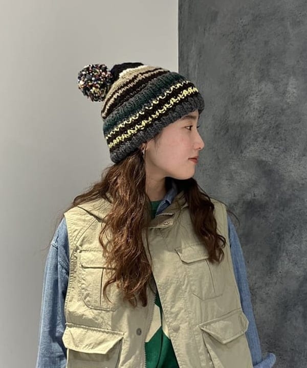 モモさんの「BEAMS WOMEN｜Chamula / Multi Cap」を使ったコーディネート