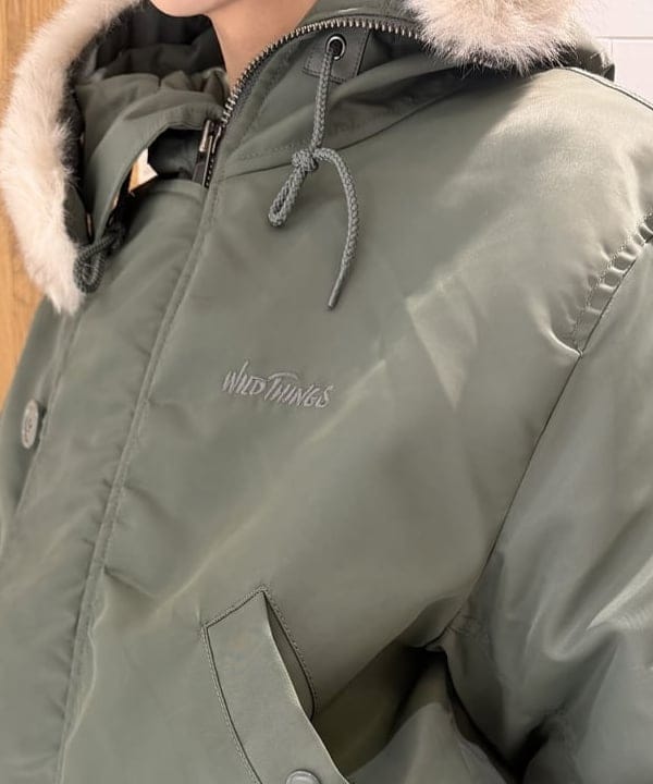 マツミヤさんの「BEAMS WOMEN｜【別注】WILD THINGS / N-2B Flight Jacket」を使ったコーディネート
