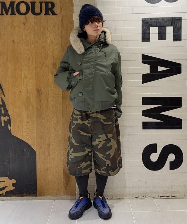 マツミヤさんの「BEAMS WOMEN｜【別注】WILD THINGS / N-2B Flight Jacket」を使ったコーディネート
