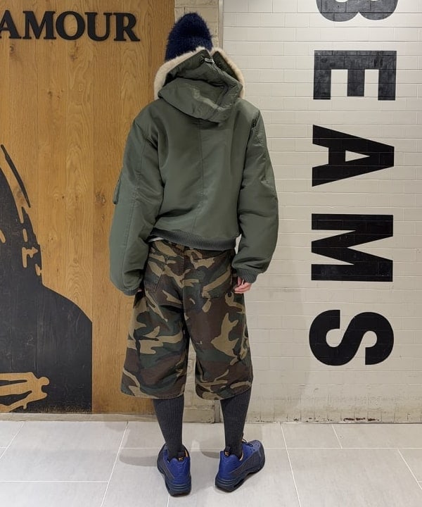 マツミヤさんの「BEAMS WOMEN｜【別注】WILD THINGS / N-2B Flight Jacket」を使ったコーディネート
