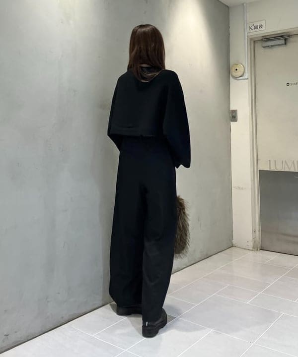 CHIHIROさんの「BEAMS WOMEN｜	クロップド 2WAY ニット」を使ったコーディネート