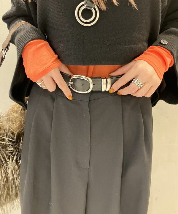 CHIHIROさんの「BEAMS WOMEN｜	クロップド 2WAY ニット」を使ったコーディネート