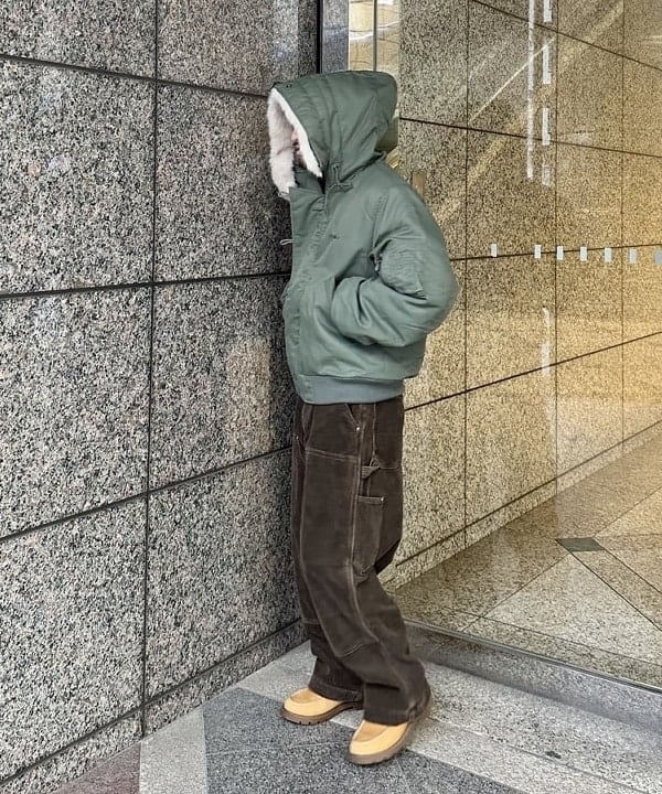 吉田 洸輝さんの「BEAMS WOMEN｜【別注】WILD THINGS / N-2B Flight Jacket」を使ったコーディネート