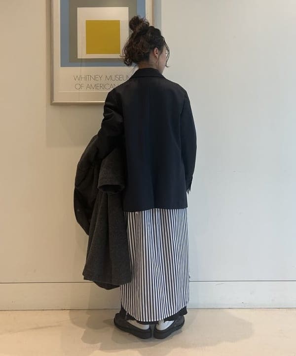 清水 彩乃さんの「BEAMS WOMEN｜モッサー ロング ダッフルコート 25FW」を使ったコーディネート