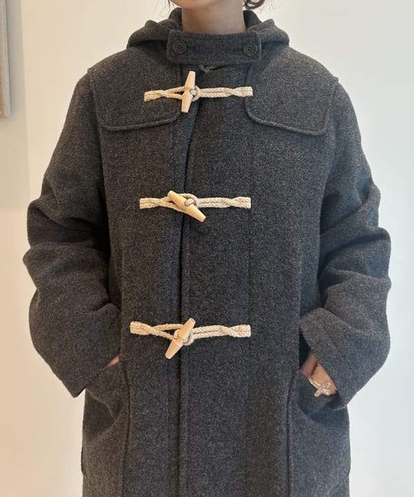 清水 彩乃さんの「BEAMS WOMEN｜モッサー ロング ダッフルコート 25FW」を使ったコーディネート