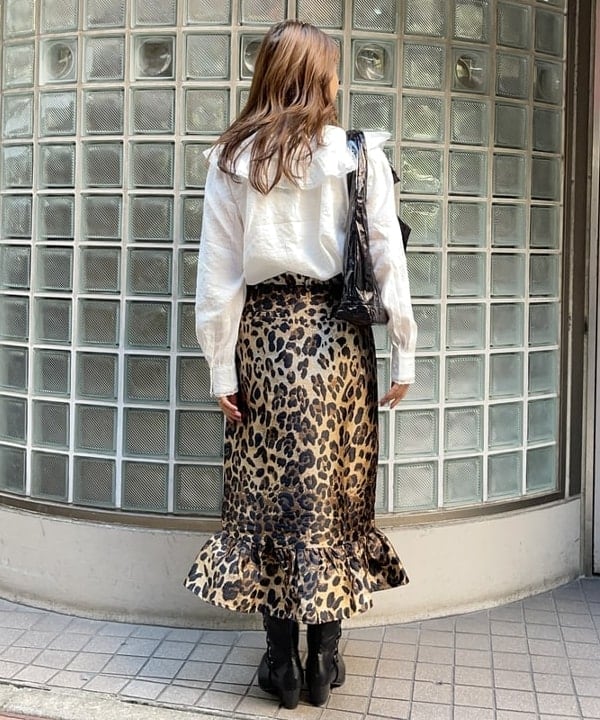 大木さんの「BEAMS WOMEN｜レースアップ ウエスタン ブーツ」を使ったコーディネート