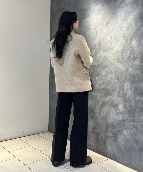 nodokaさんの「BEAMS WOMEN｜モヘヤループ シャギー ジャケット」を使ったコーディネート