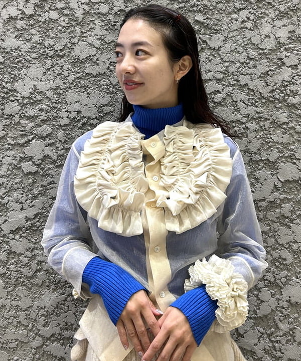 ササキさんの「BEAMS WOMEN｜14ゲージ リブ タートル ネック ニット」を使ったコーディネート