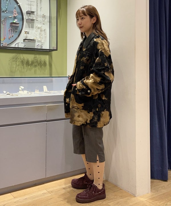 大木さんの「BEAMS WOMEN｜RBS / フェイクファー ステンカラー コート」を使ったコーディネート